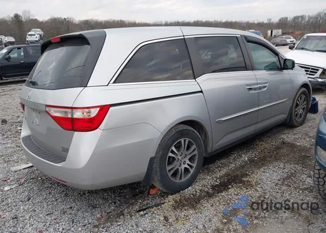 2013 Honda Odyssey Ex-L из США, поврежденный, VIN 5FNRL5H67DB067285